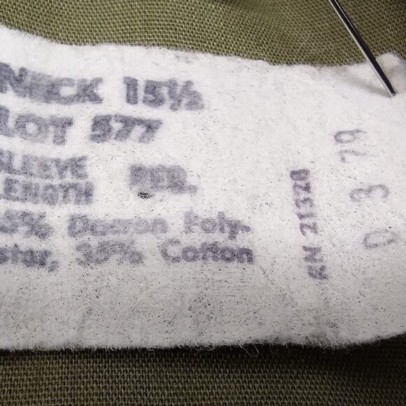 Vintage BOY SCOUTS AMERICA Shirt Long Sleeve Avocado Green Neck 15 1/2 Large - Picture 3 of 16